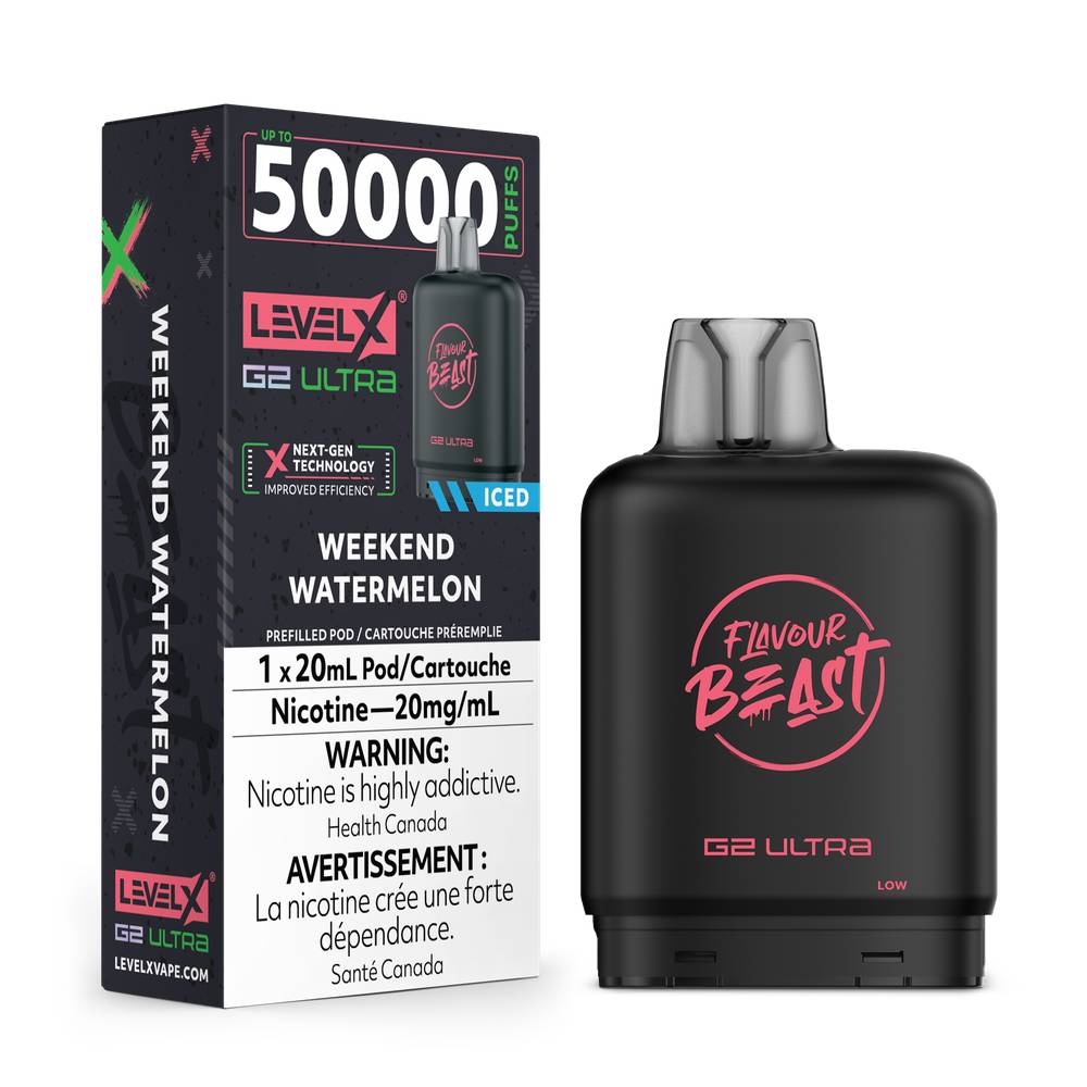 LEVELX_Boost-G2-ULTRA_FlavourBeast_POD_20mg_WeekendWatermelon